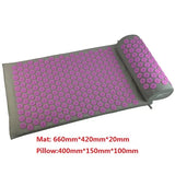 Acupuncture Massage Yoga Spike Mat with Pillow