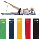 7Pcs Portable Resistance Bands Set for Women – Durable Elastic Bands for Yoga, Pilates, Strength Training, and Crossfit