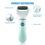 Wireless Electric Foot Grinder - Callus Remover & Dead Skin Exfoliator