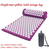 Acupuncture Massage Yoga Spike Mat with Pillow