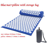 Acupuncture Massage Yoga Spike Mat with Pillow