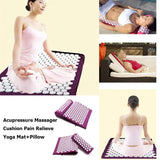 Acupuncture Massage Yoga Spike Mat with Pillow