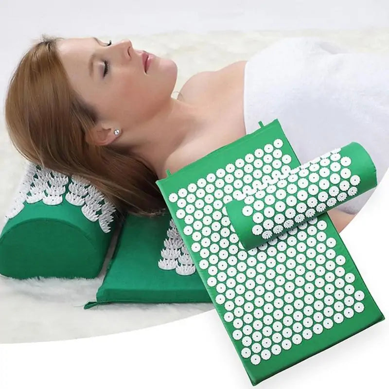 Acupuncture Massage Yoga Spike Mat with Pillow